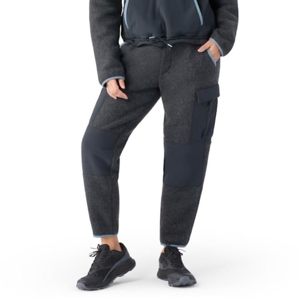Smartwool Charcoal Heather Hudson Trail Fleece Outdoor Pants Size Extra Large